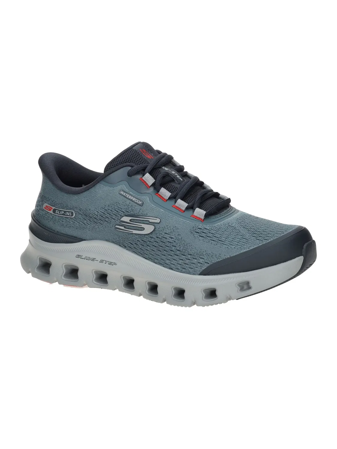 Туфли на шнуровке Skechers Glide Step Pro Schuhe blau grau SLIP-INS Wasserdicht 233135' Skechers, Blue