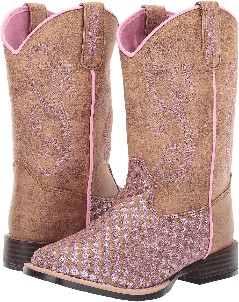 

Ботинки M&F Western Kids Kennedy, цвет Brown/Pink