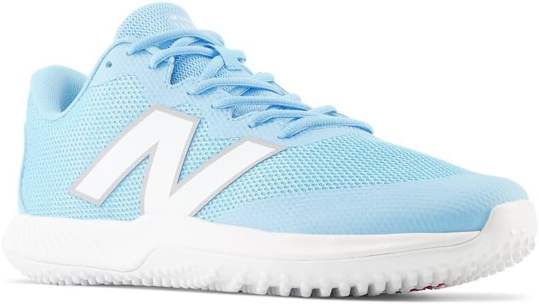 Бейсбольные кроссовки New Balance Unisex-Adult FuelCell 4040 V7 Turf Trainer, Team Sky Blue/Optic White — фото 3
