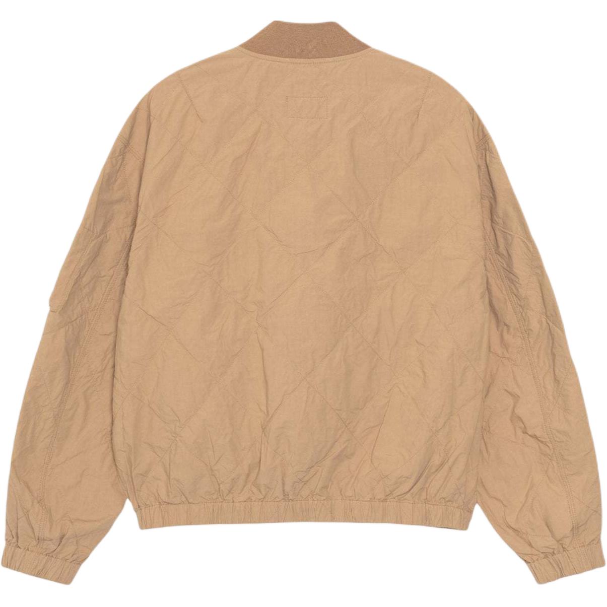 Легкая хлопковая курка-бомбер Stussy, черный — фото 3
