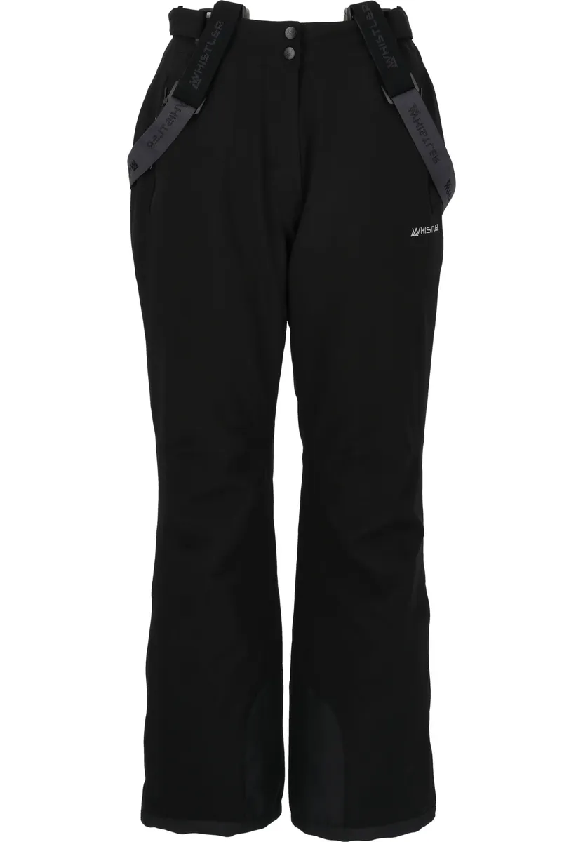 

Лыжные брюки WHISTLER "Portland Softshell", водонепроницаемые с водным столбом 8000 мм, черный