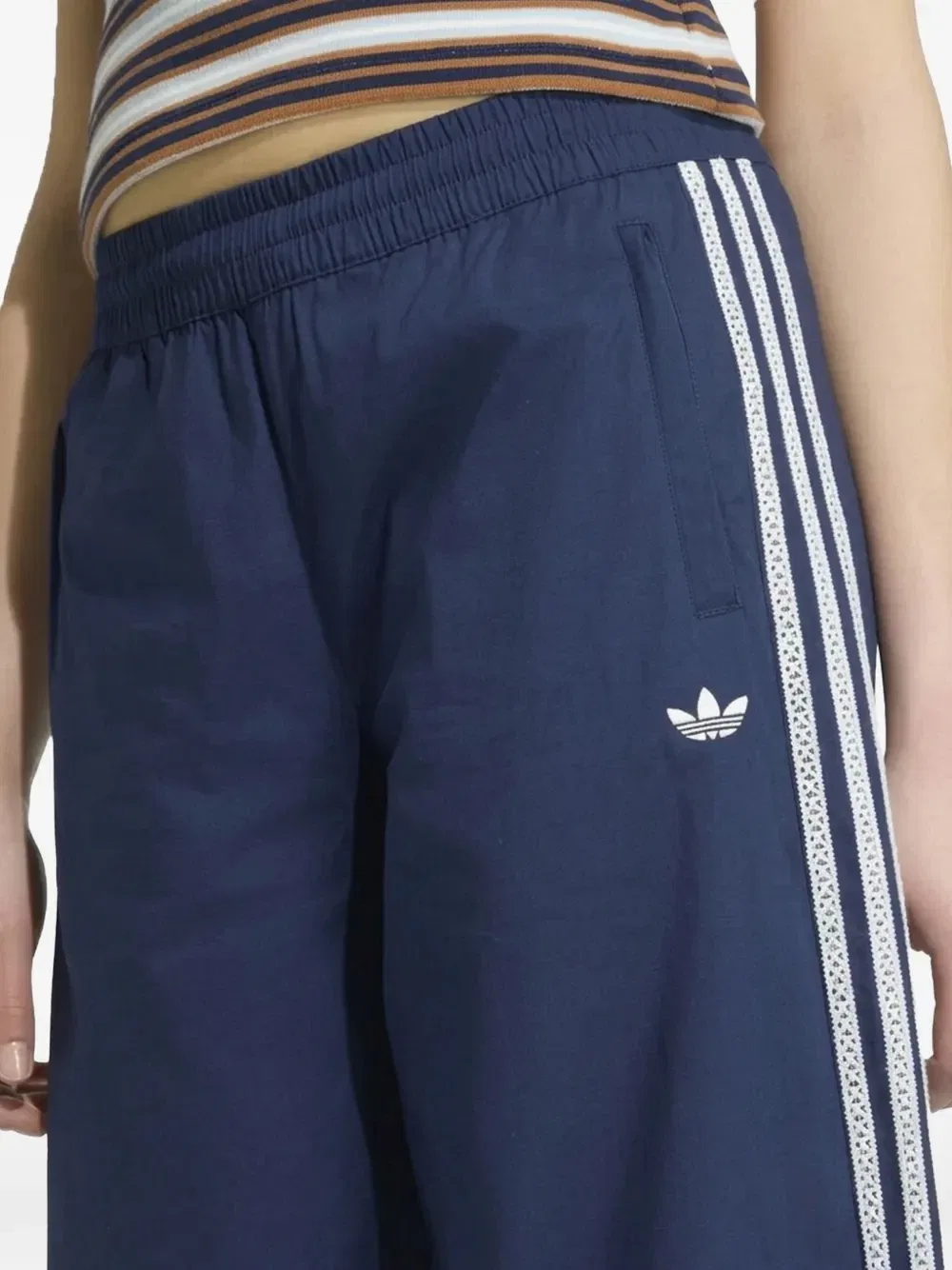Брюки широкого кроя Summer Glow adidas, синий — фото 3