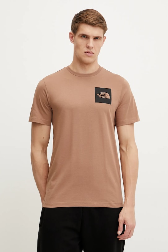 

Футболка Fine The North Face, коричневый