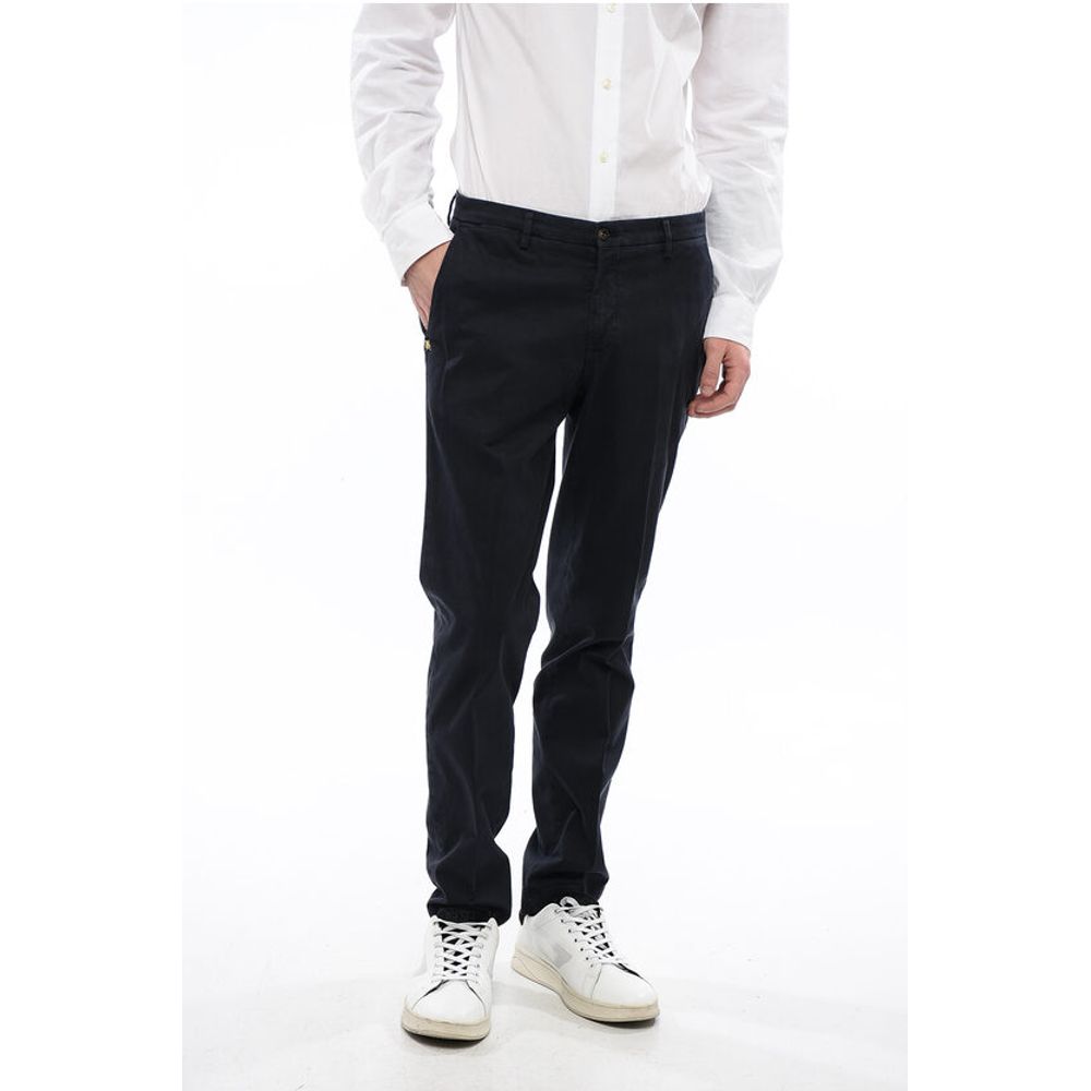 

CC COLLECTION Брюки-чиносы из эластичного хлопка классического кроя Corneliani, Blue