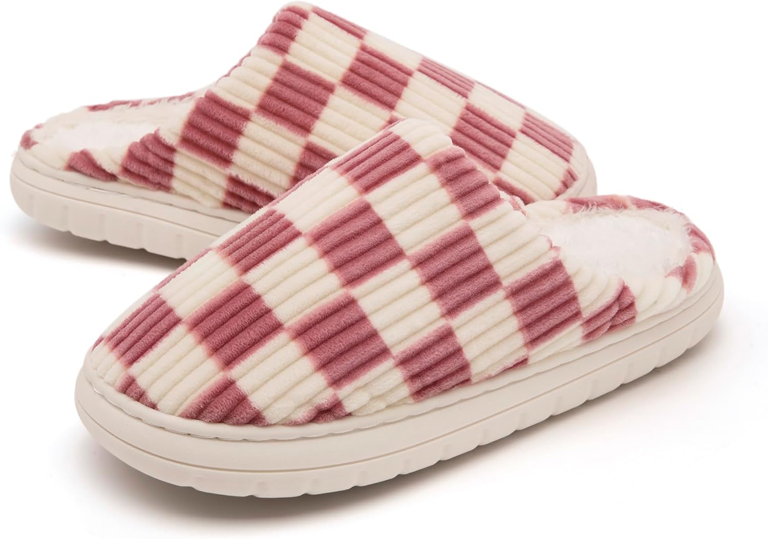 

Женские домашние тапочки Jaeynow, унисекс, с памяью формы, зимние теплые тапочки с плюшевой подкладкой из искусственного меха, удобные и стильные, идеальный подарок, розовый