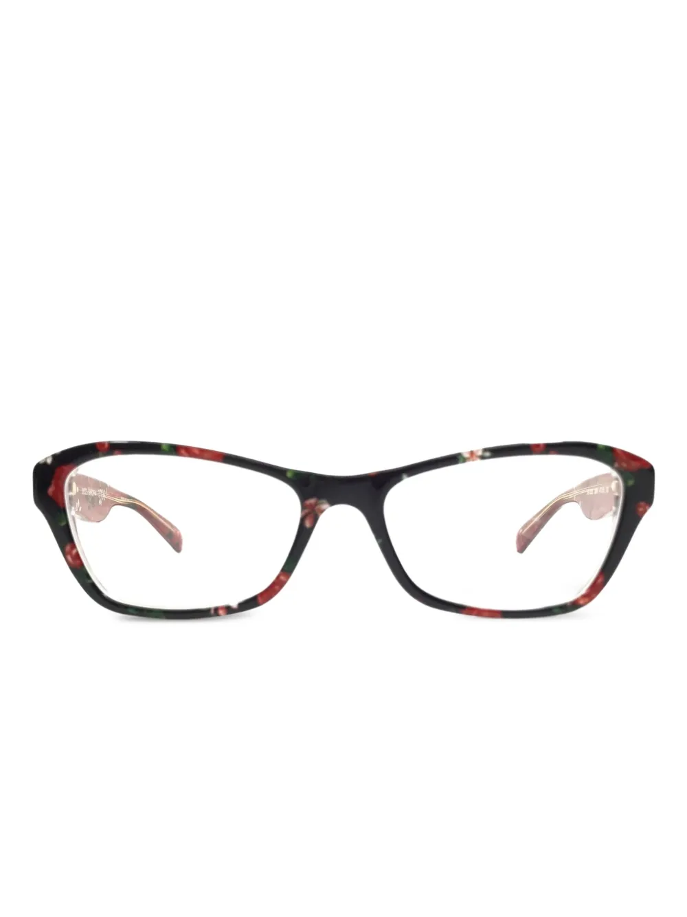 

Очки с цветочным принтом Dolce & Gabbana Eyewear, черный