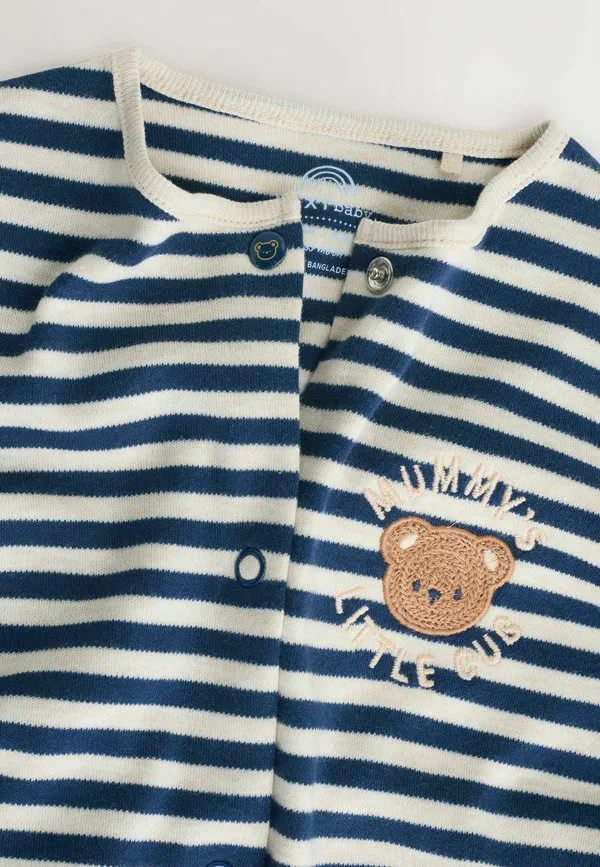 Спальный комбинезон стандартного кроя Next, Navy Stripe Mummys Little Cub — фото 2