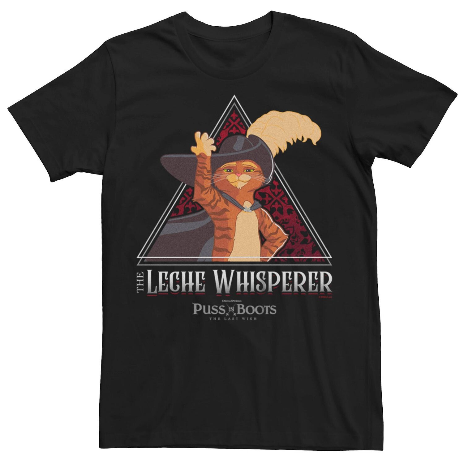 

Мужская футболка «Кот в сапогах» Leche Whisperer Licensed Character