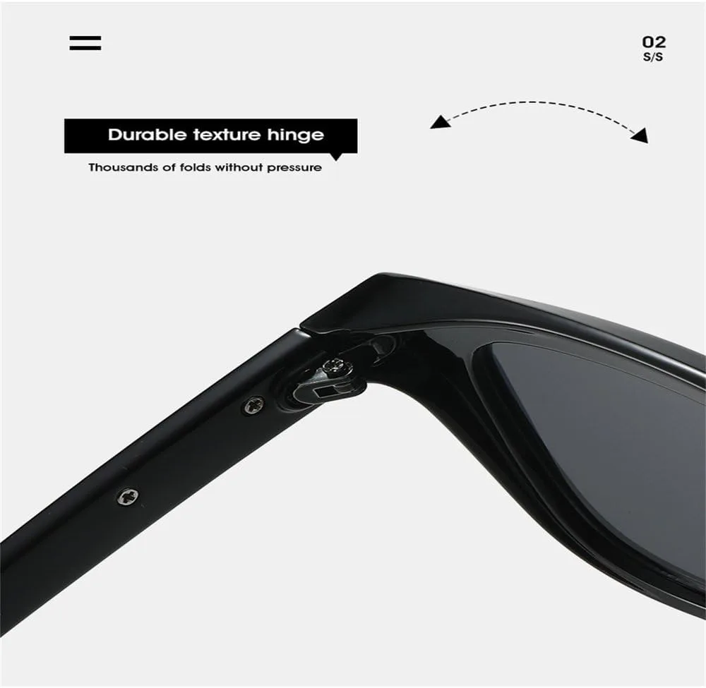 

Популярные модные мужские солнцезащитные очки в стиле ретро с градиентом и защитой от УФ-излучения UV400, женские солнцезащитные очки в стиле панк KTUCN, Black Black