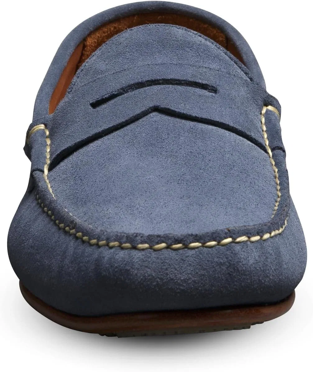 Лоферы Allen Edmonds, деним замша — фото 2