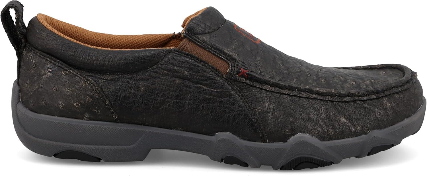 Мокасины Twisted X Men's Slip-On Ultralite X Driving, серый — фото 2