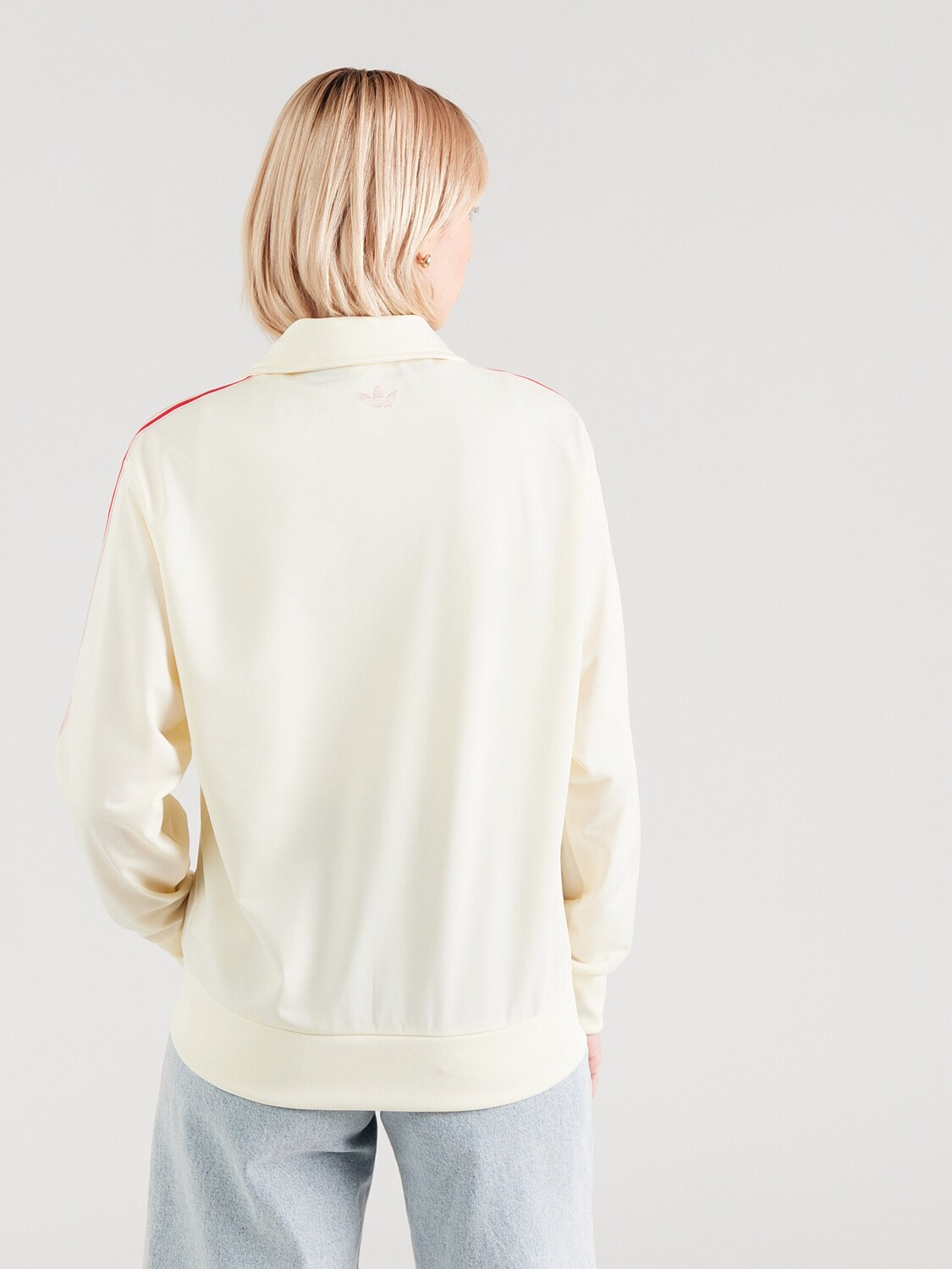 Adidas Originals Межсезонная куртка 'FB TT' в цвете Cream — фото 4