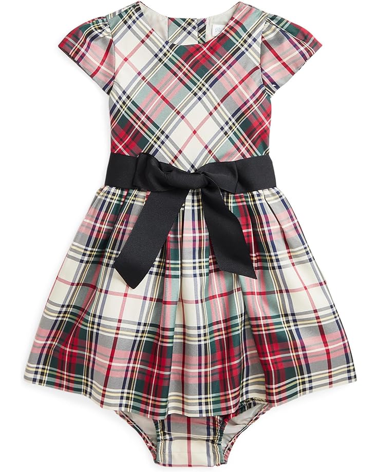 

Платье Polo Ralph Lauren Kids Plaid Twill Dress & Bloomer, цвет 147 Cream Red Multi