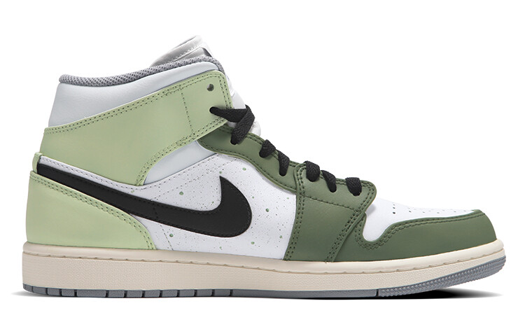 

Баскетбольные кроссовки Air 1 Vintage Men Mid-Top Green/White/Black Jordan