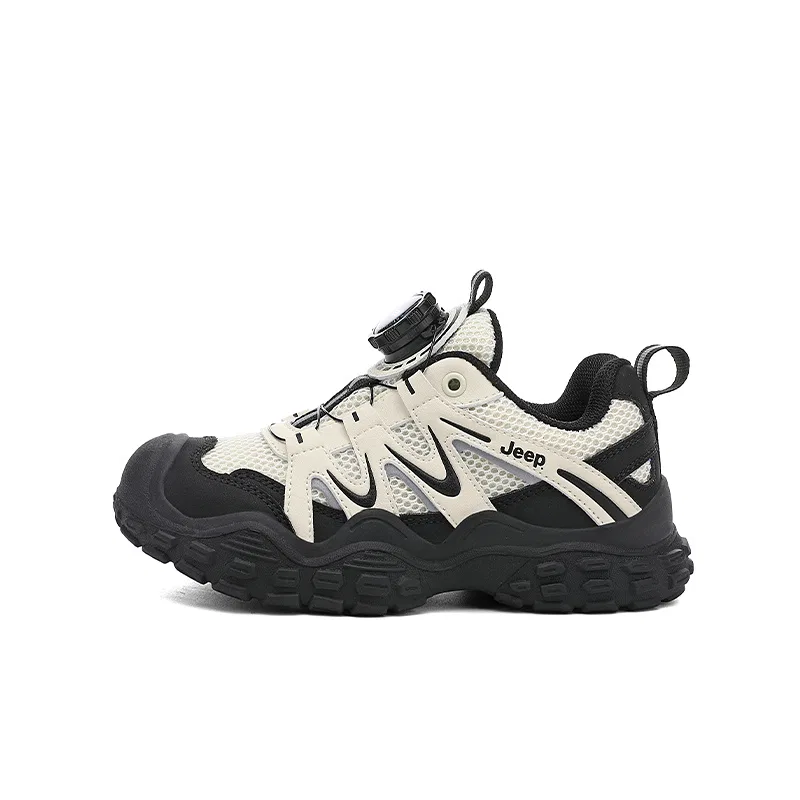 Детские кроссовки беговые Jeep Explorer 2.0 Anti Kick Cushioning Breathable Low top Tranquil Domain Dual Network — фото 3