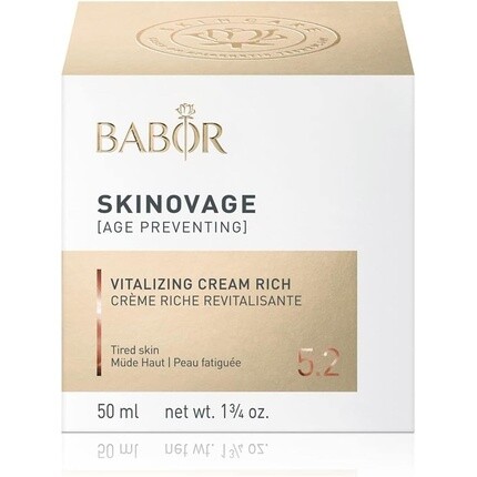 Крем для лица Babor — SKINOVAGE Vitalising Cream Насыщенный для уставшей и стрессовой кожи, восстанавливающий, 50 мл — фото 2