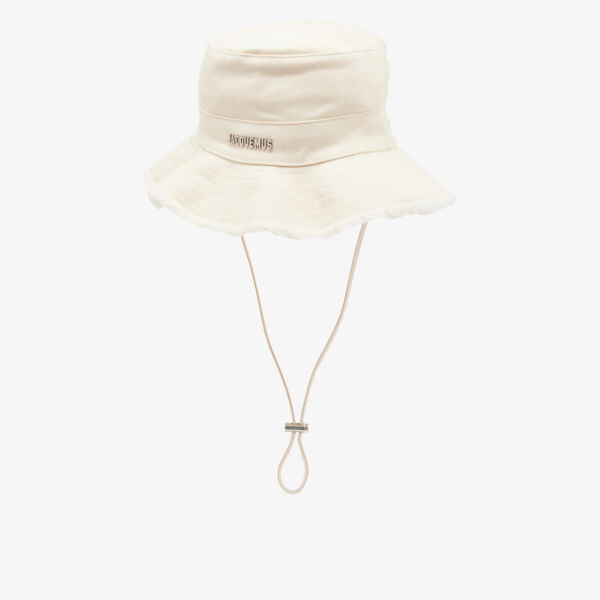 

Шляпа Le Bob Artichaut из хлопкового твила Jacquemus, белый