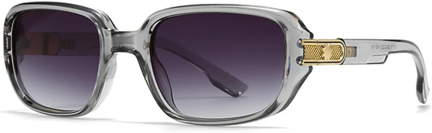 

Мужские солнцезащитные очки в стиле ретро с заклепками, модные градиентные солнцезащитные очки с защитой от УФ-излучения UV400, женские солнцезащитные очки TVTBBVV, Grey Grey Gradient