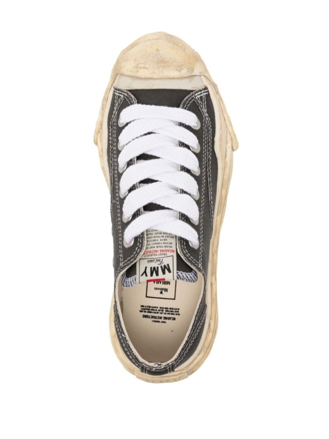 Maison MIHARA YASUHIRO кеды HANK VL OG Sole Canvas, зеленый — фото 4