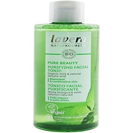 

Очищающий тоник для лица Pure Beauty с органической мятой и натуральной салициловой кислотой 200 мл, Lavera