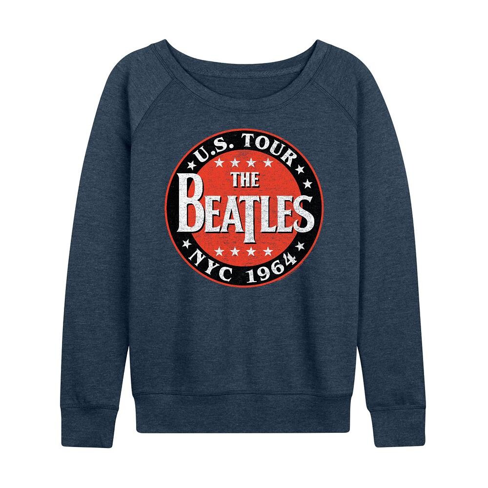 

Женская группа The Beatles U. Легкая толстовка из френч терри Tour NYC 1964 Licensed Character, цвет Heather Indigo