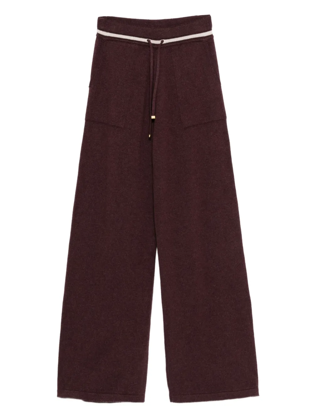 

Брюки в рубчик с кулиской Eleventy, красный