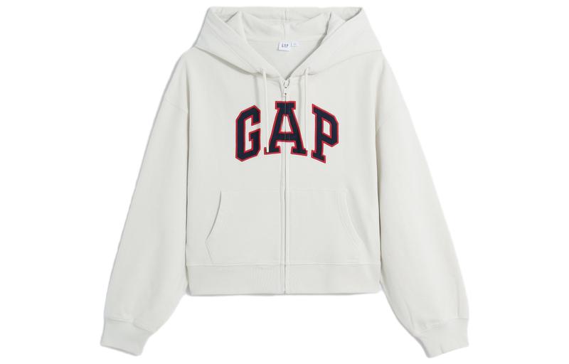 

Свитшот женский серый белый GAP