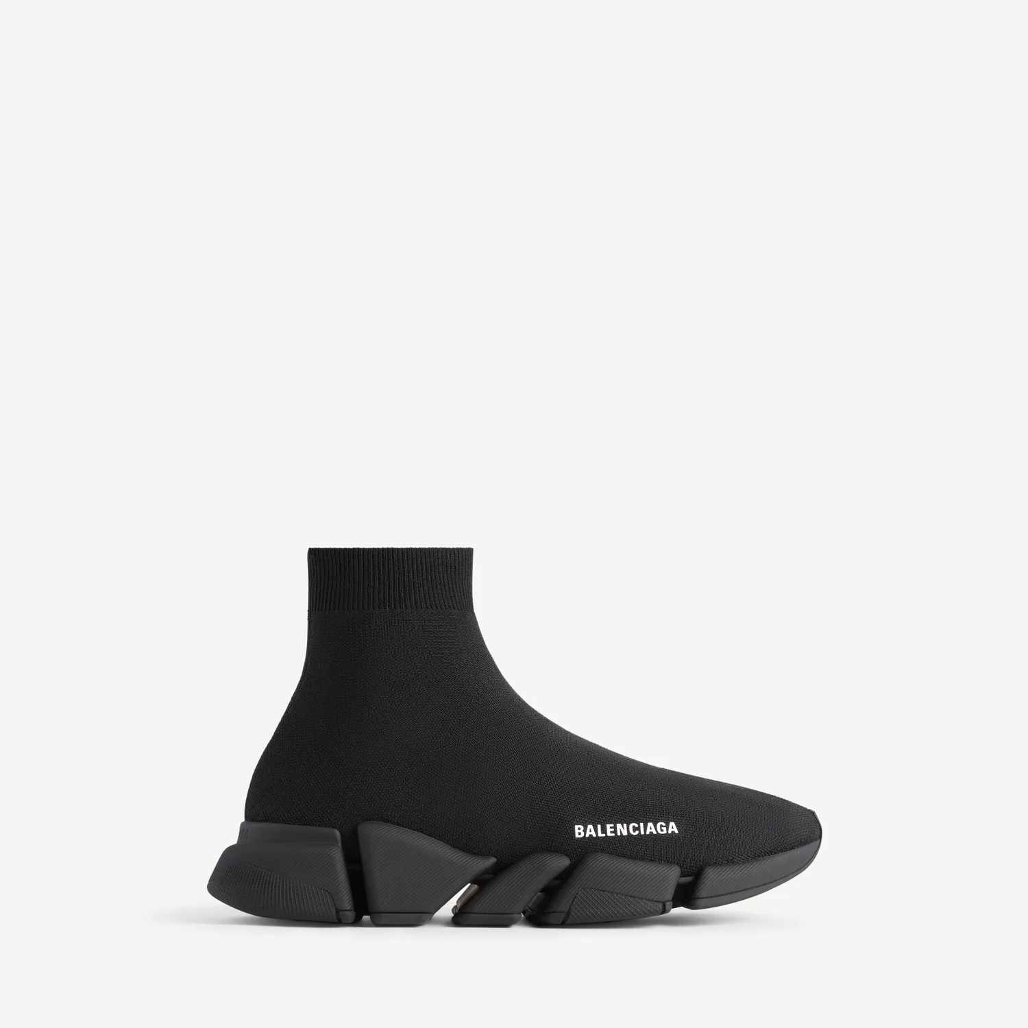 BALENCIAGA Мужские кроссовки Speed 2.0 из переработанного трикотажа в черном цвете
