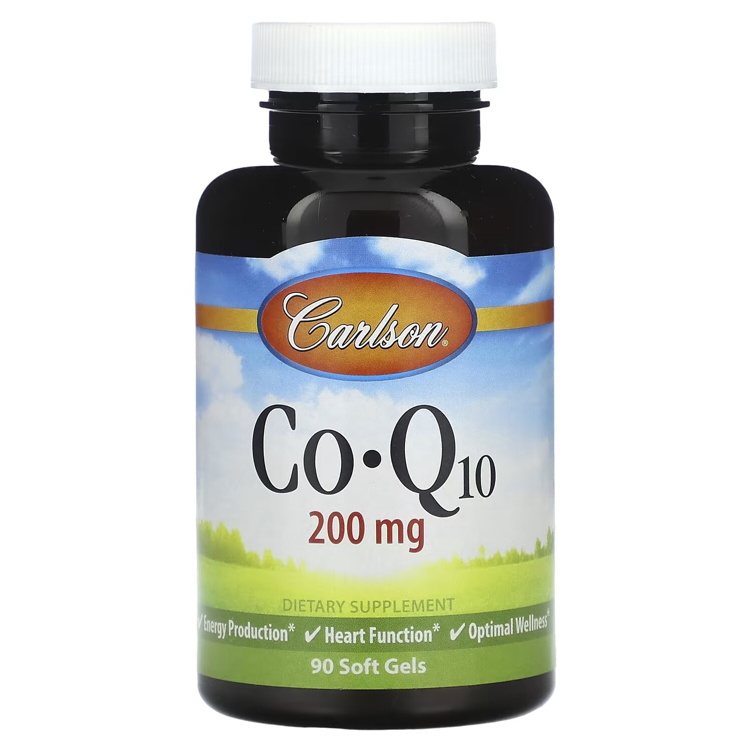 

Добавка Carlson CoQ10 200 мг, 90 мягких таблеток