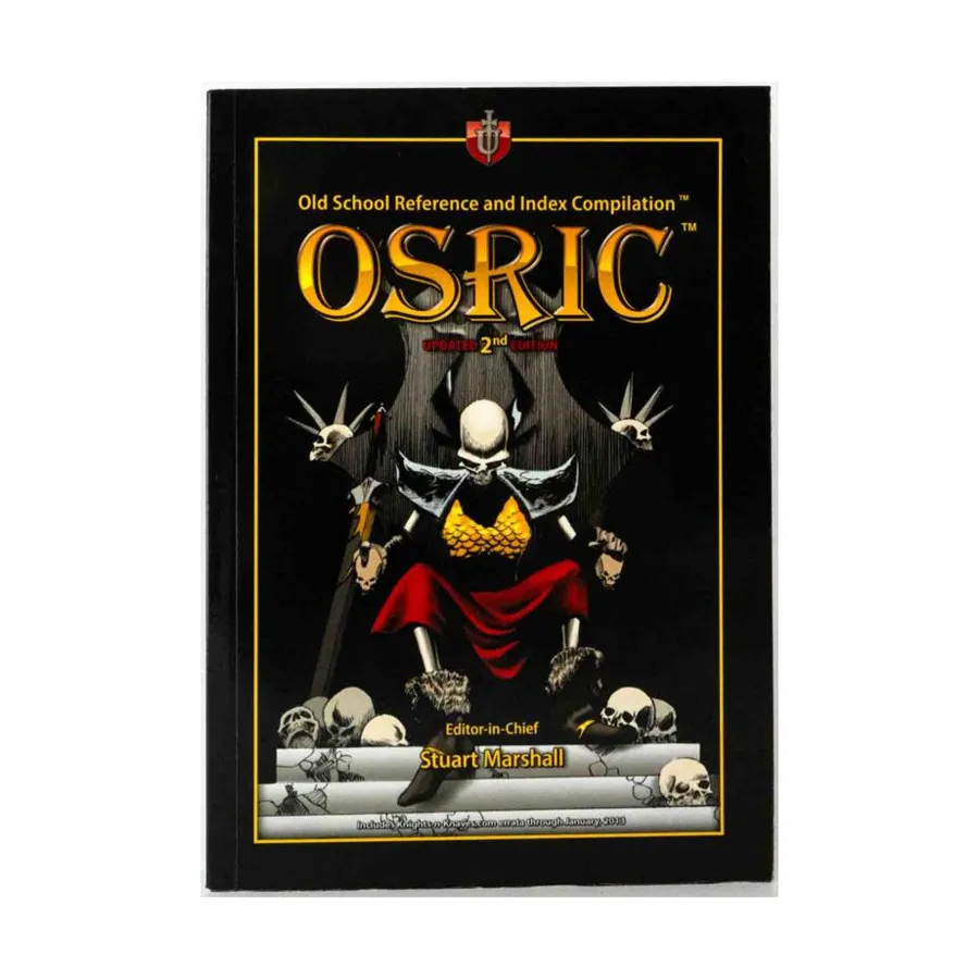 

OSRIC - Old School Reference and Index Compilation (Updated 2nd Edition, POD, Black & White), OSRIC (Usherwood Publishing), мягкая обложка