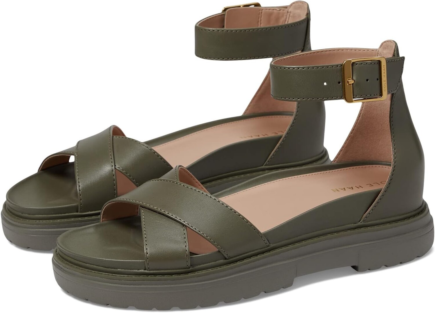 

Сандалии Cole Haan Fraya Sandal, цвет Tea Leaf Leather