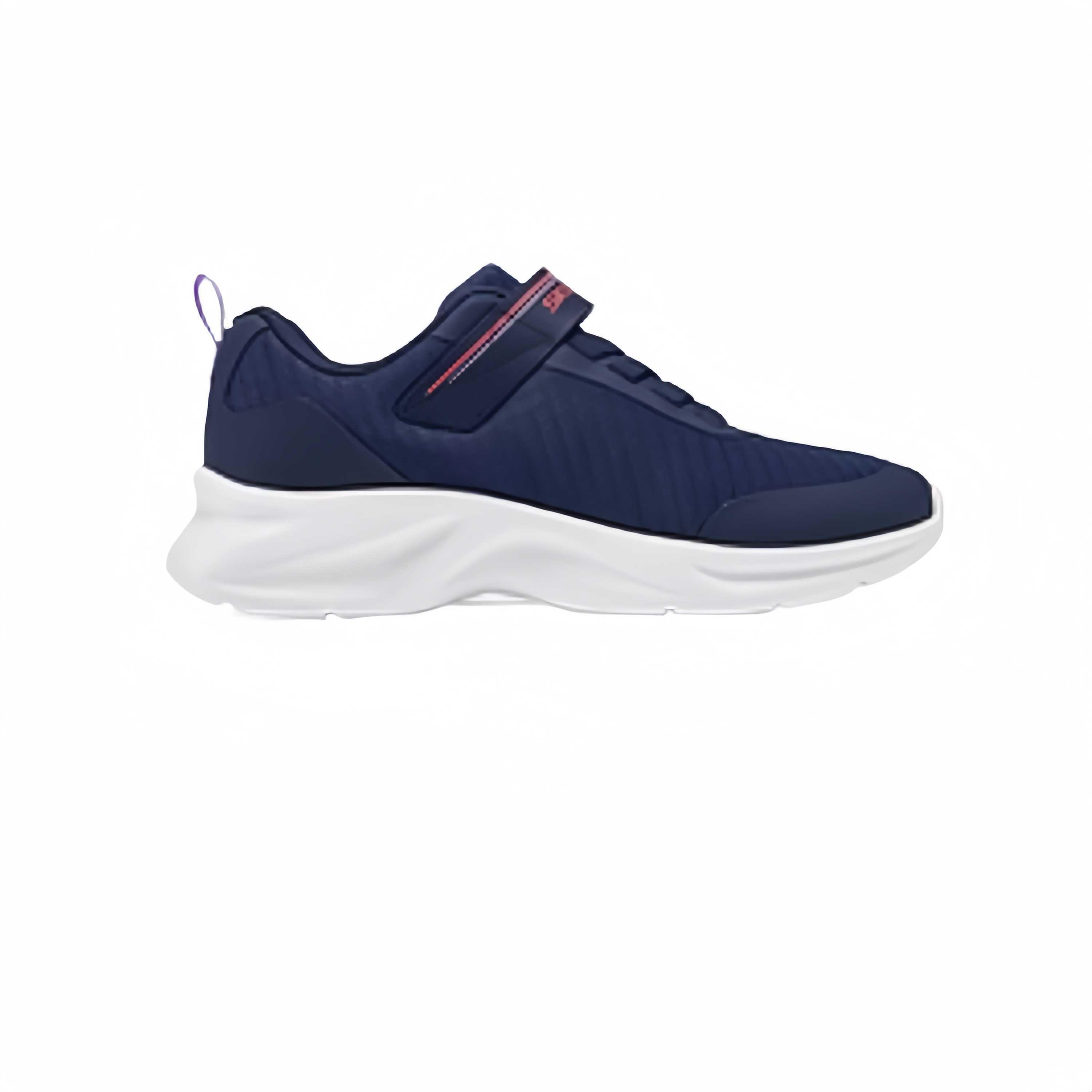 Износостойкие дышащие низкие детские кроссовки для бега Skechers, синий — фото 3