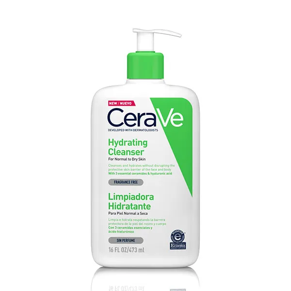 

Для нормальной и сухой кожи Limpiadora Hidratante Cerave, 473 ml