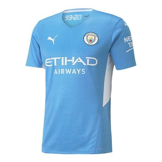 

Спортивная футболка manchester city home authentic soccer jersey 'blue' Puma, синий