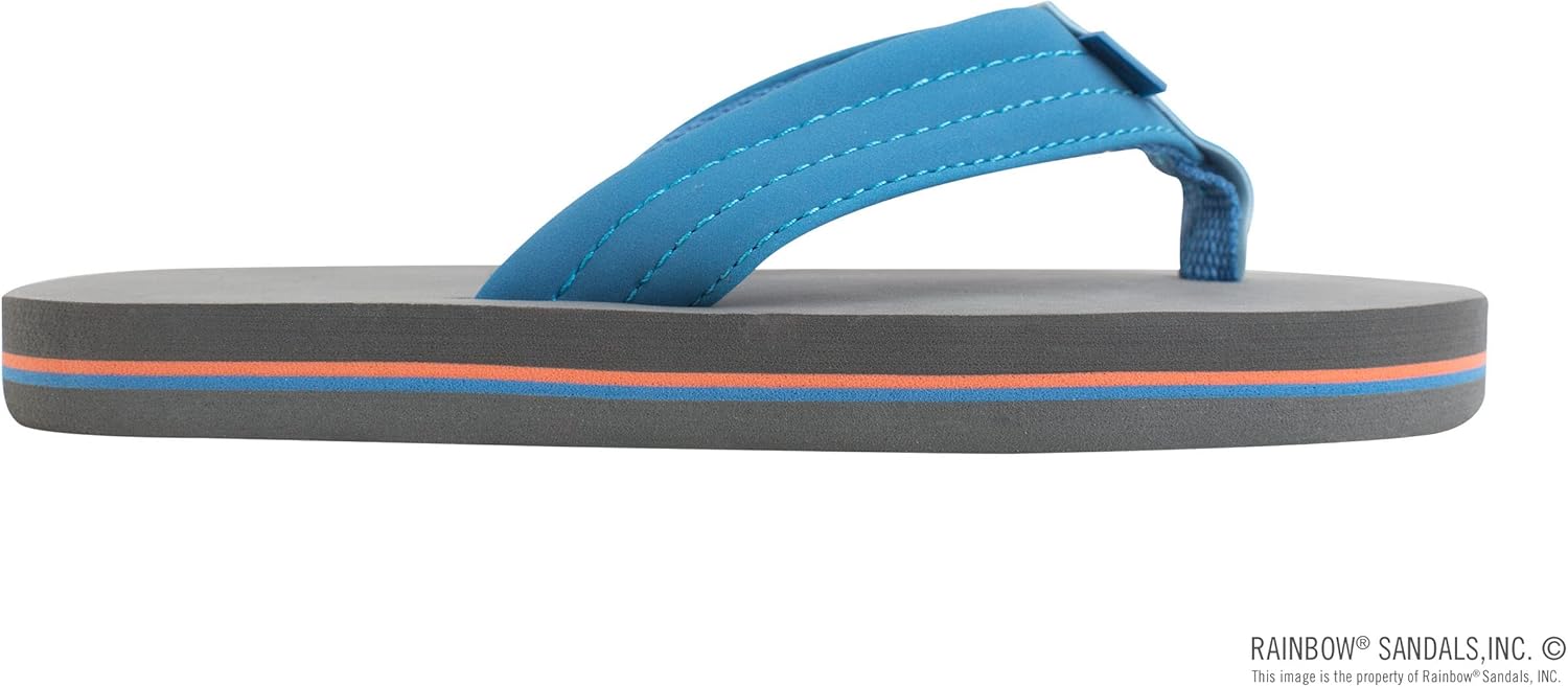 Детские сандалии Rainbow Sandals Grombow с мягкой резиновой подошвой, неопрена ремешком и задним ремешком, синий — фото 4