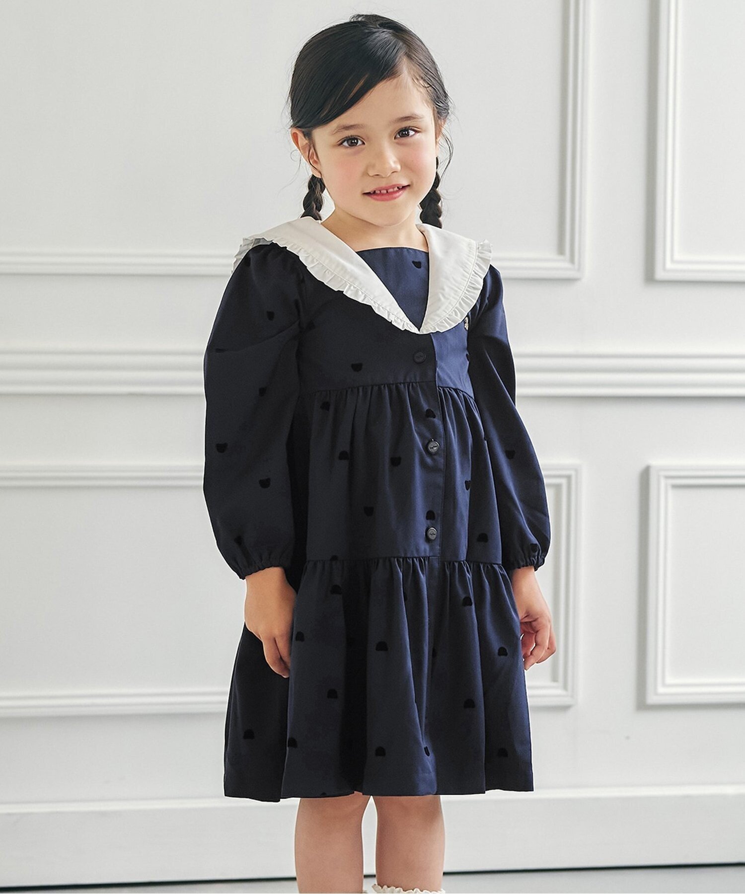 Крошечный медвежонок в формальном платье Apres les cours, Navy Blue