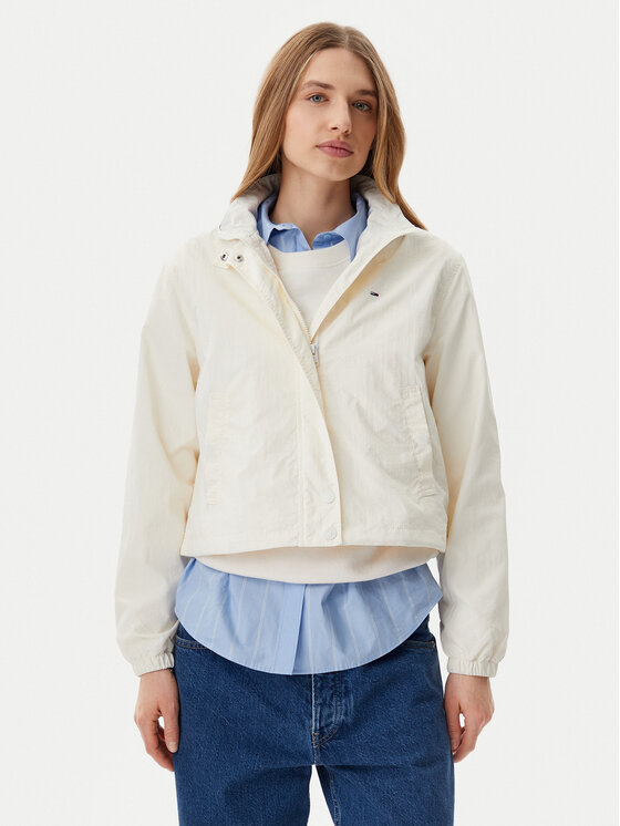 

Переходная куртка стандартного кроя Essential DW0DW20439 Tommy Jeans, экрю