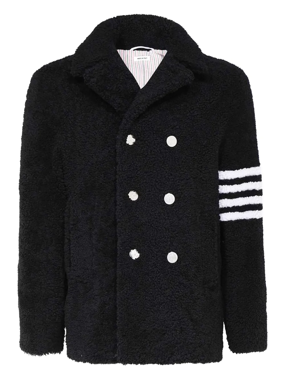 

Двубортное пальто THOM BROWNE, черный