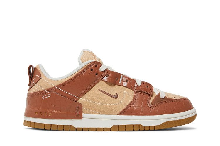 Кроссовки Nike Wmns Dunk Low Disrupt 2, Brown Crocodile