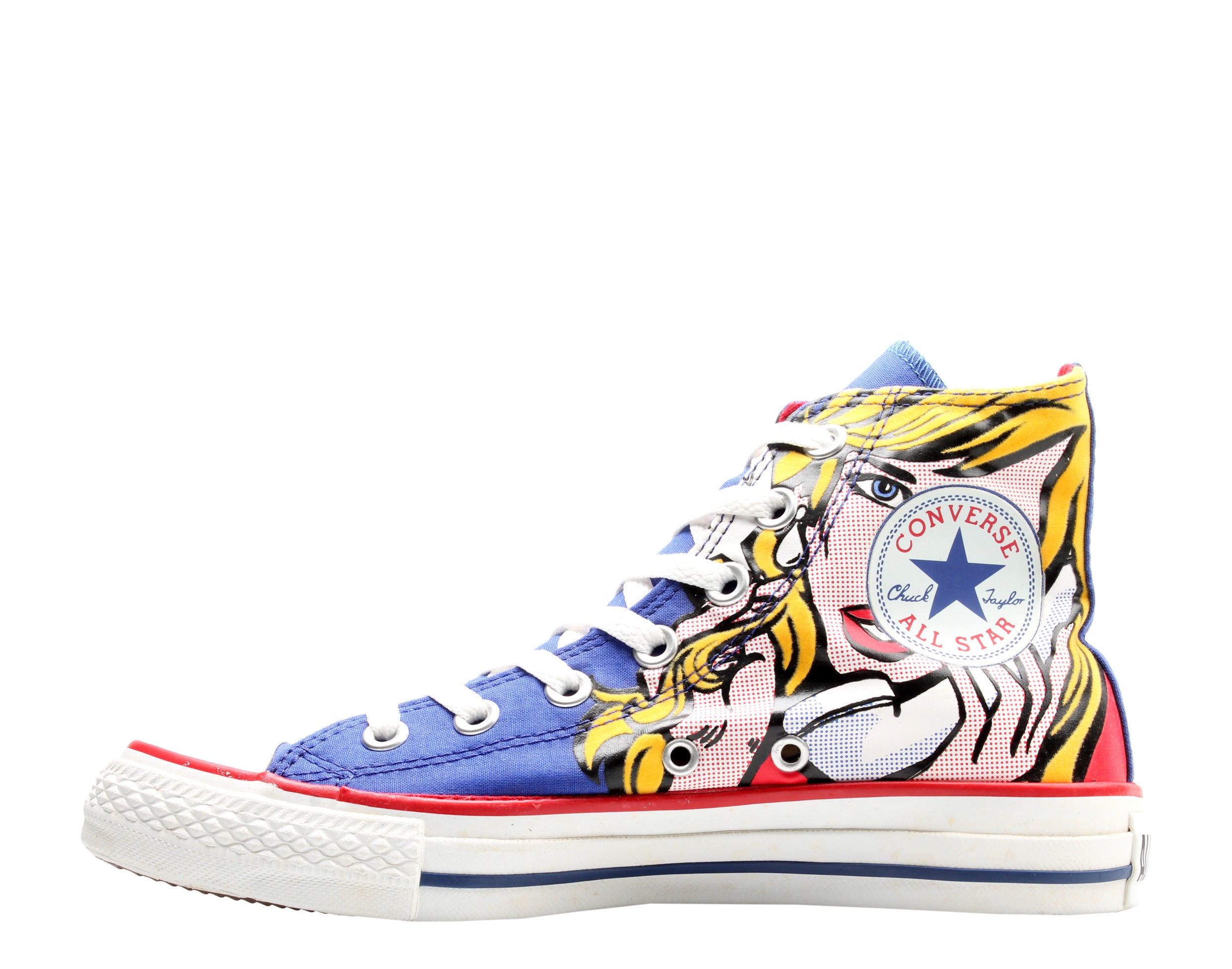 Кроссовки Converse Chuck Taylor All Star Pop-Art Print Royal/Yellow Hi — фото 3
