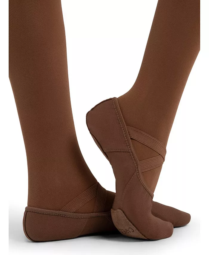 Балетки Hanami Canvas для девочек, светло-розовые Capezio, коричневый — фото 3