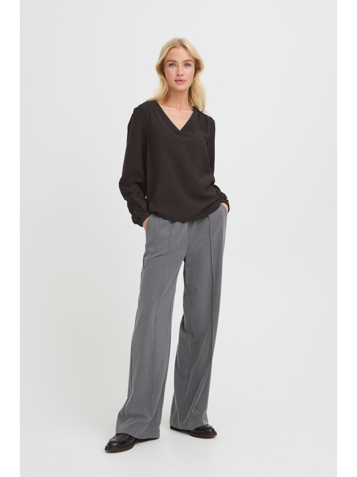 

B. young Блузка с длинными рукавами BMMFARA в цвете «Метеорит»