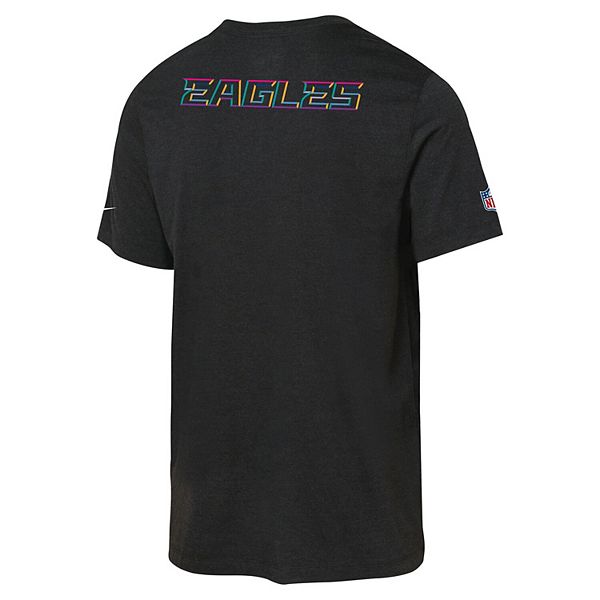 Футболка Youth black Philadelphia Eagles 2025 NFL Crucial Catch Tri-Blend Dri-FIT Nike — фото 4