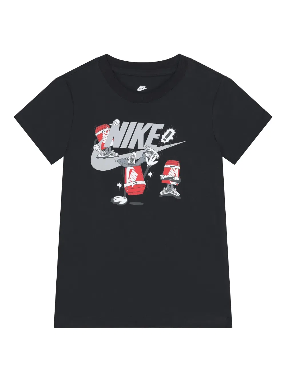 Футболка с логотипом Nike Kids, черный