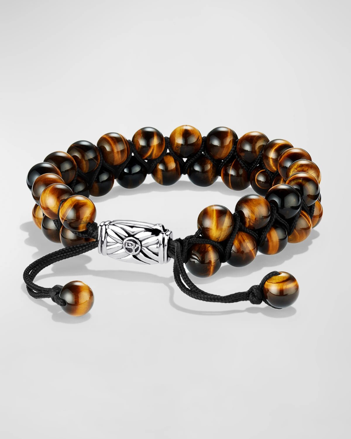 

Мужской плетеный браслет Spiritual Beads в два ряда, 8 мм David Yurman