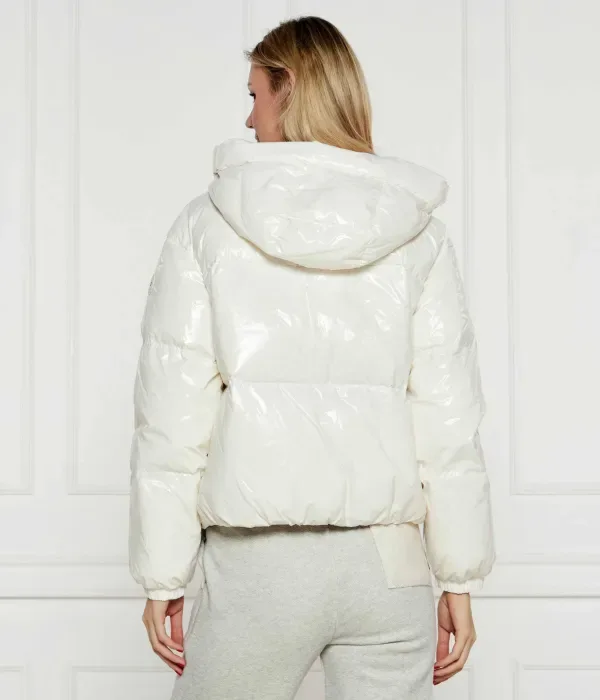 Пуховая куртка NEW YORK loose fit Tommy Hilfiger, экрю — фото 3