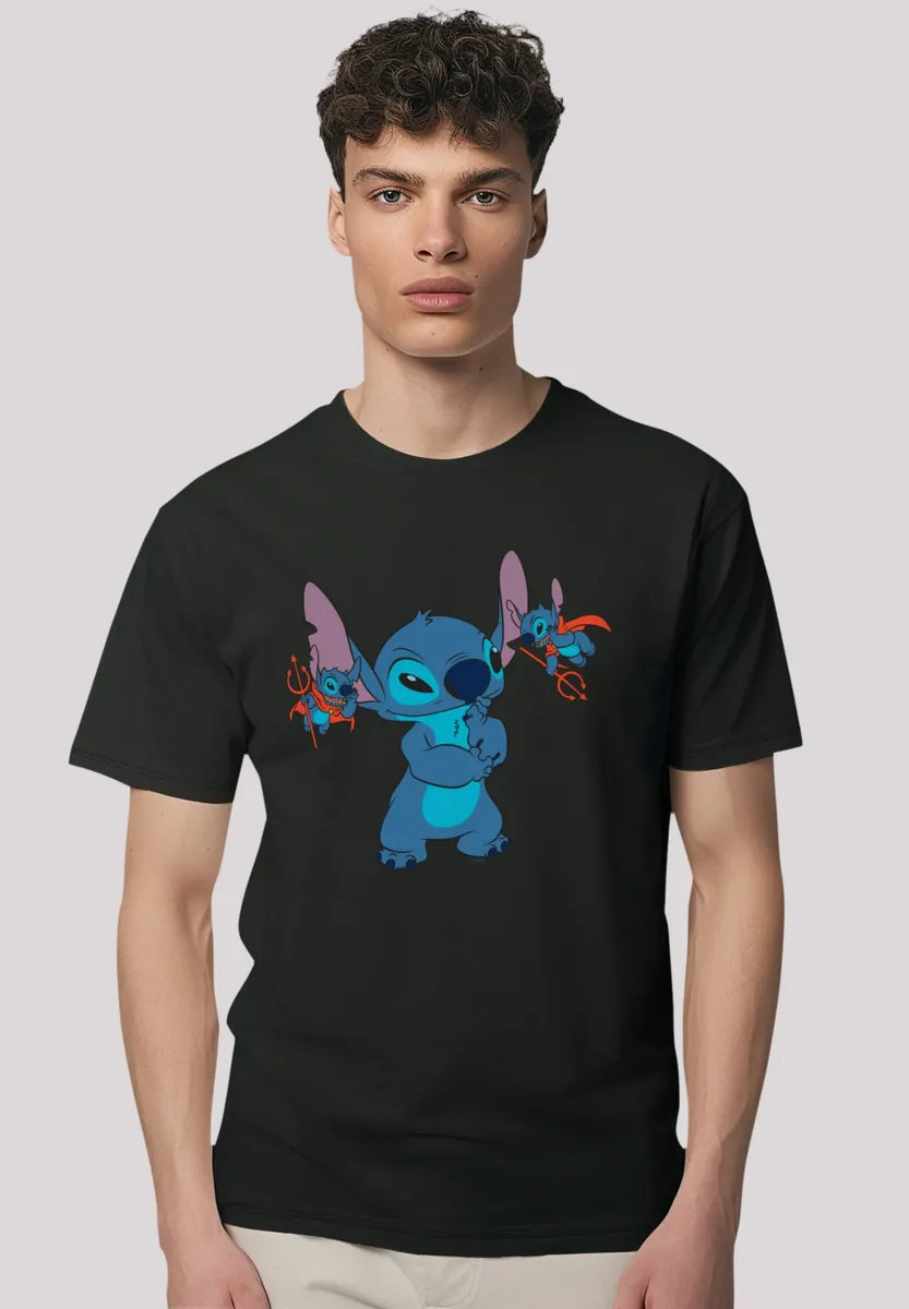 

F4NT4STIC Футболка "Disney Lilo and Stitch Little Devils", премиум качество, черный