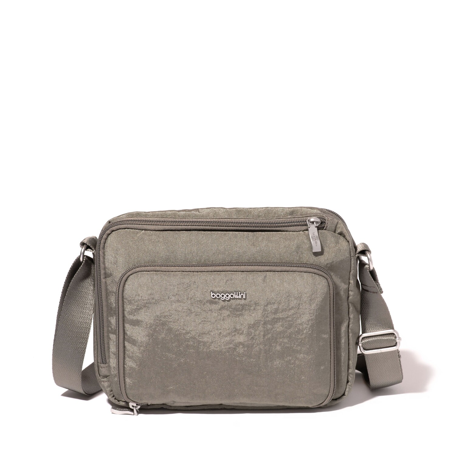 

Baggallini Современная сумка для фотоаппарата, цвет Sterling Shimmer