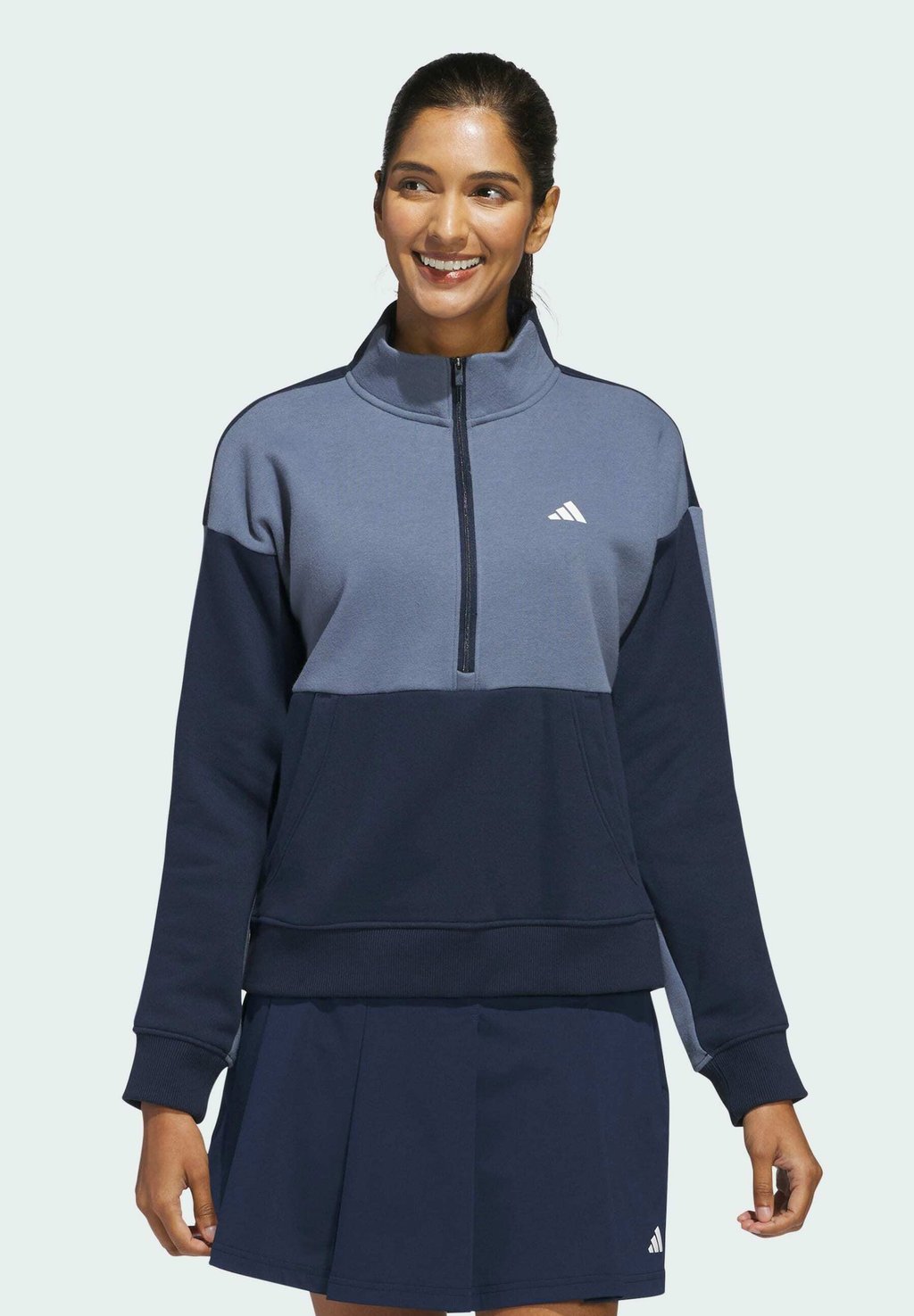 

Толстовка HALF-ZIP Adidas Performance, темно-синий