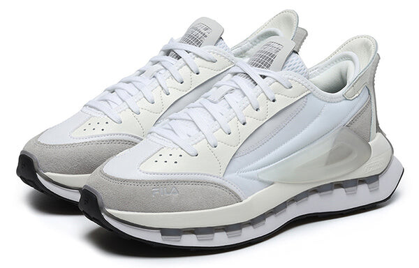 Кроссовки km shoes 'white grey' Fila, белый — фото 2